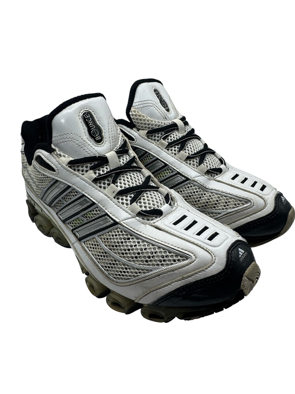 Adidas Bounce Y2K White Silver Sneakers Men’s Size 9 Running Shoes 676679 2008